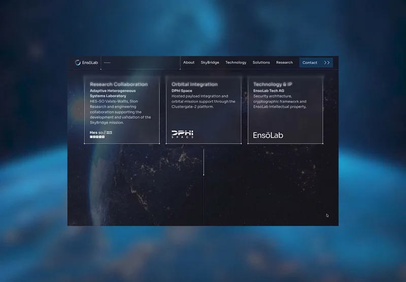 EnsoLab Quotes — website interaction preview