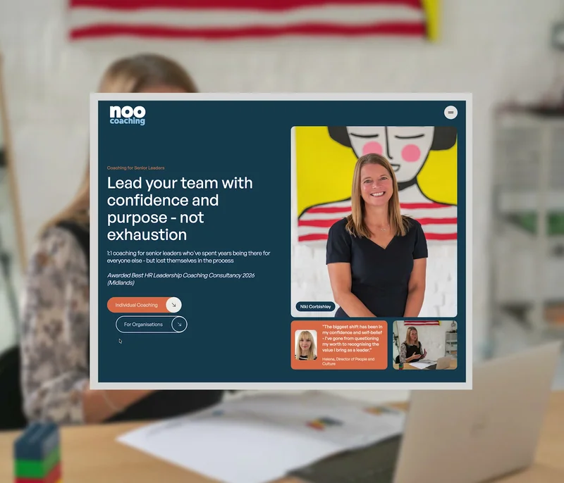 Noo Coaching — website interaction preview